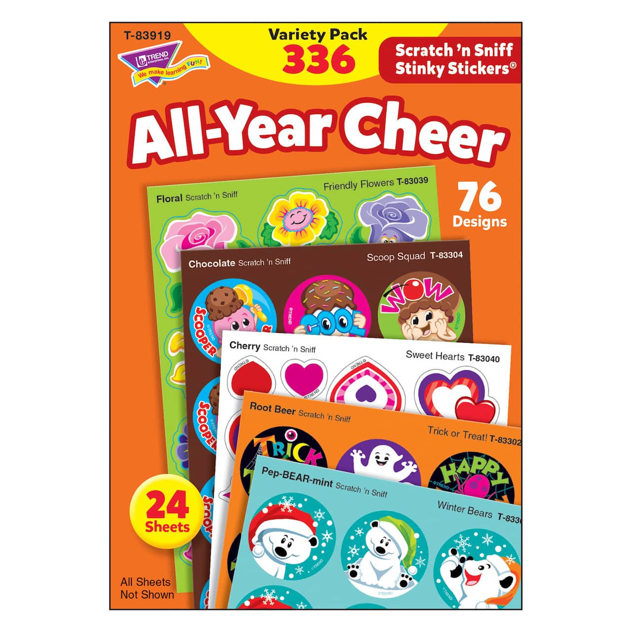 Trend Enterprises® All Year Cheer Stinky Stickers®
